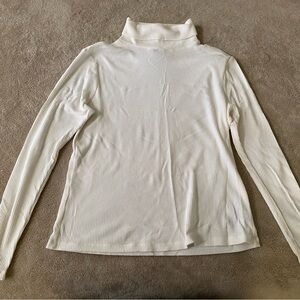 Ribbed Turtleneck Top